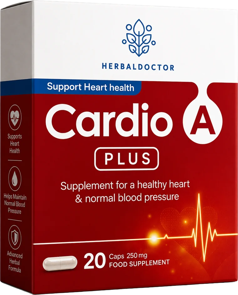 HerbalDoctor Cardio A Plus Capsules pack, 20 capsules of 250 mg